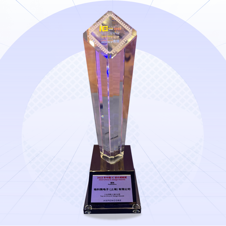 再获桂冠 | 格科微荣获 2023 “十大中国IC设计公司”奖！